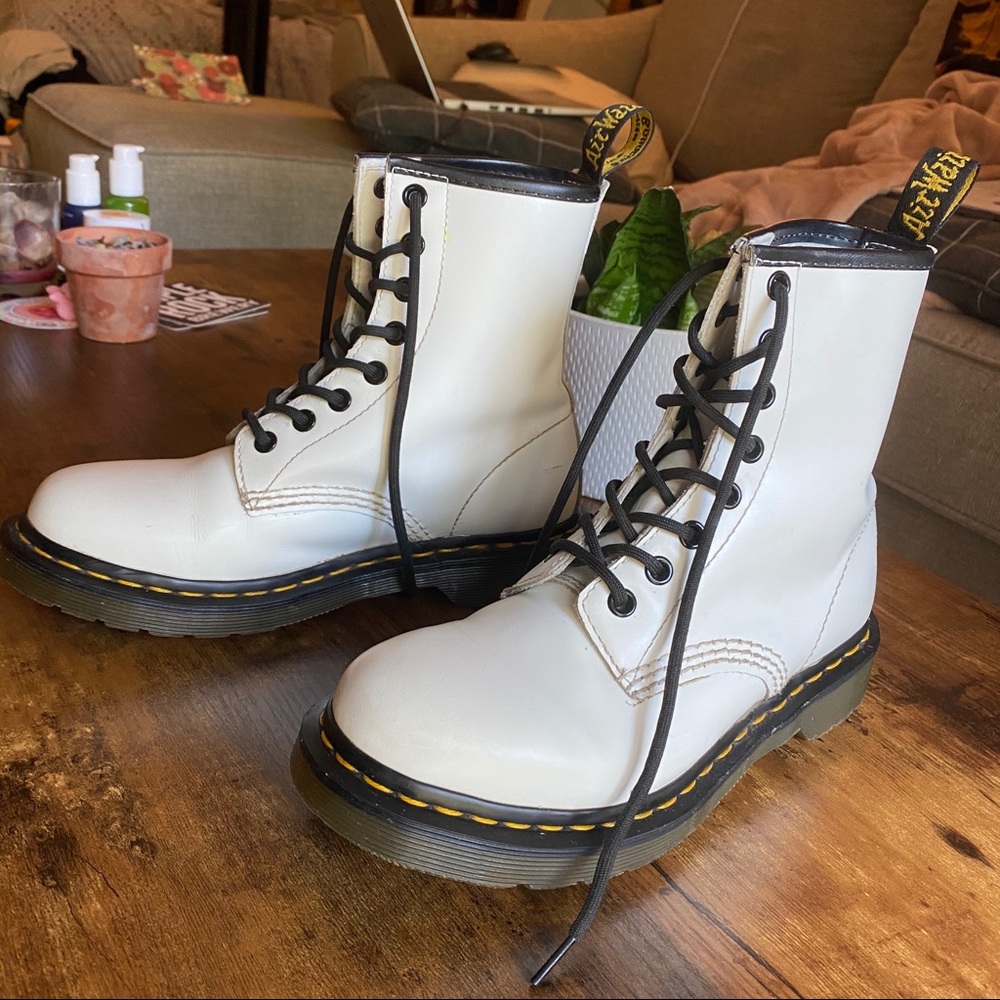 White Dr. Martens
